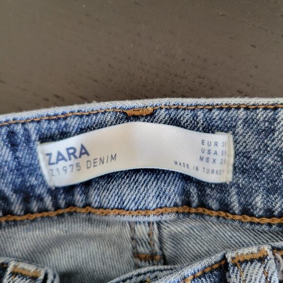 Zara Skinny Jeans Red Tuxedo Stripe Grosgrain High Rise Women 6 - Picture 11 of 12